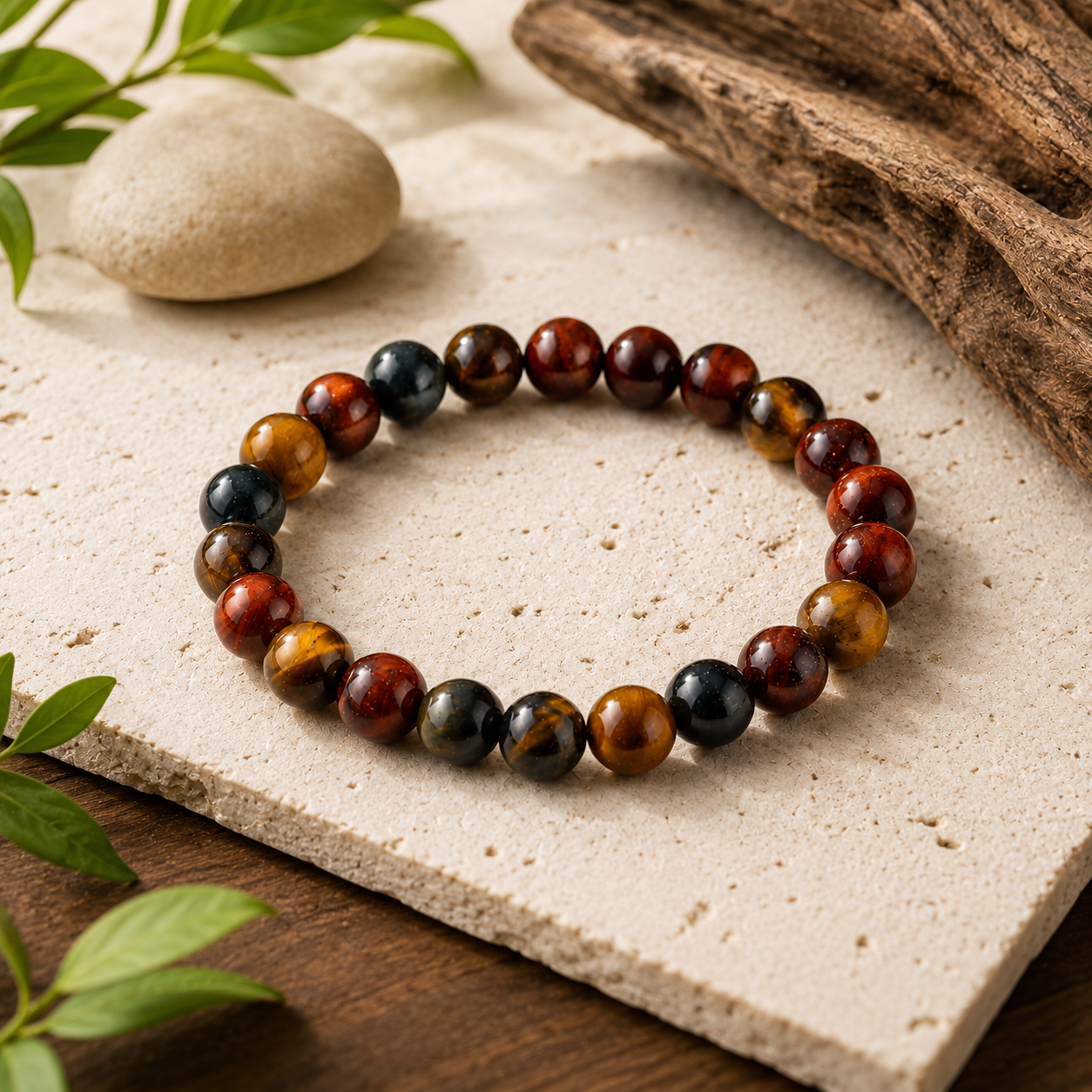 Multi Tiger Eye Crystal Bracelet 3