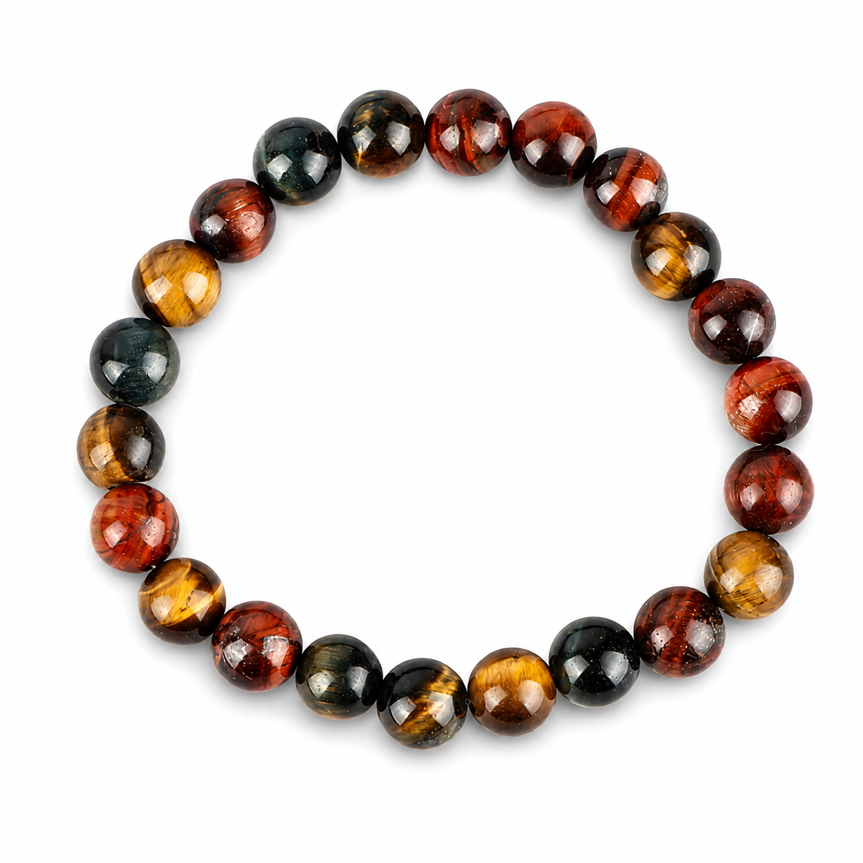 Multi Tiger Eye Crystal Bracelet