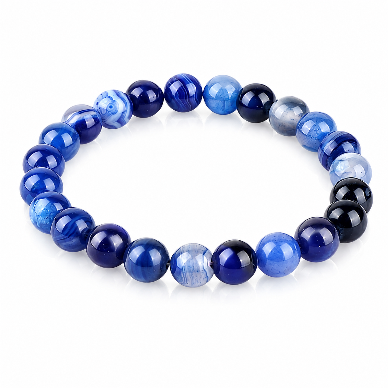 Blue Onyx Crystal Bracelet