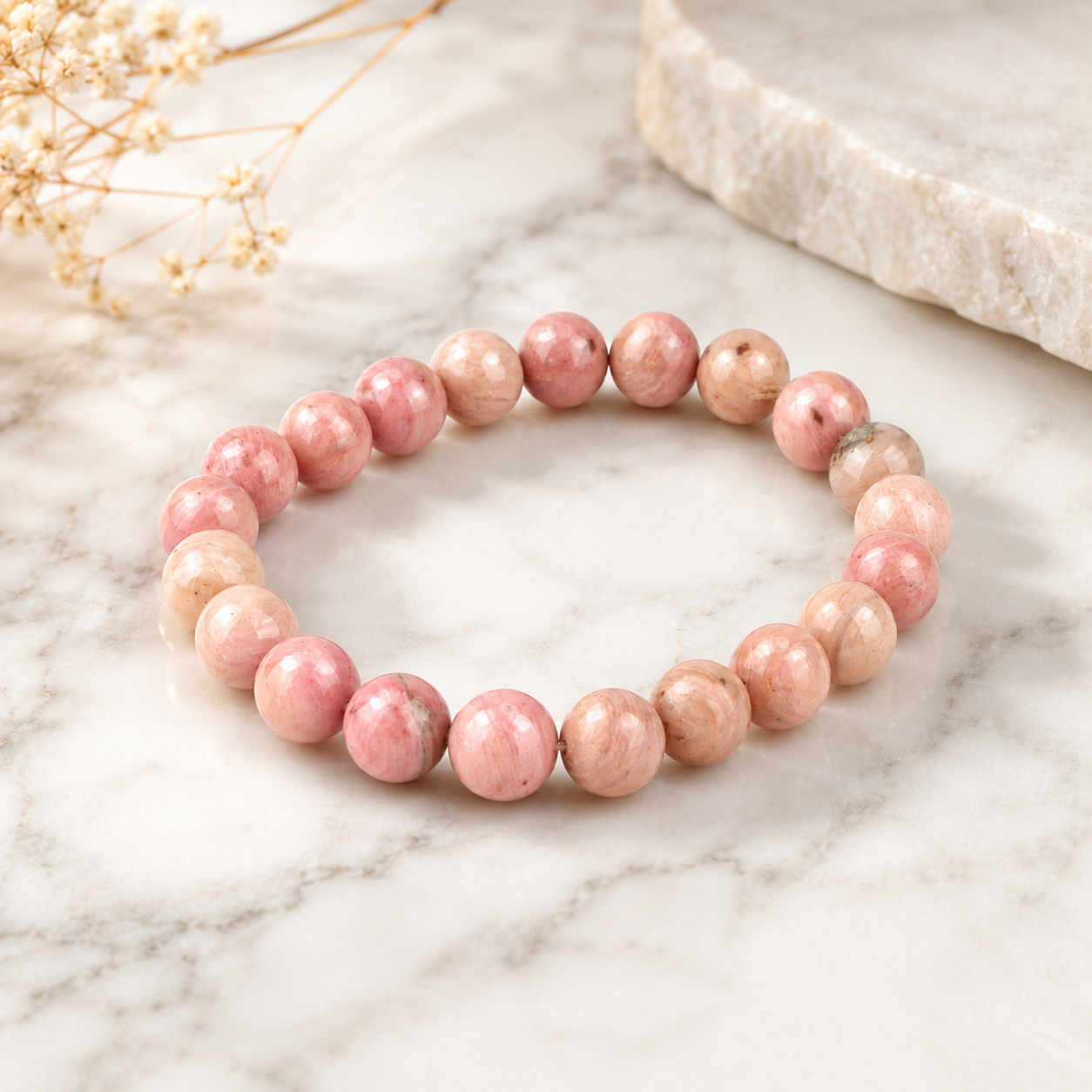 Rhodonite Crystal Bracelet 4