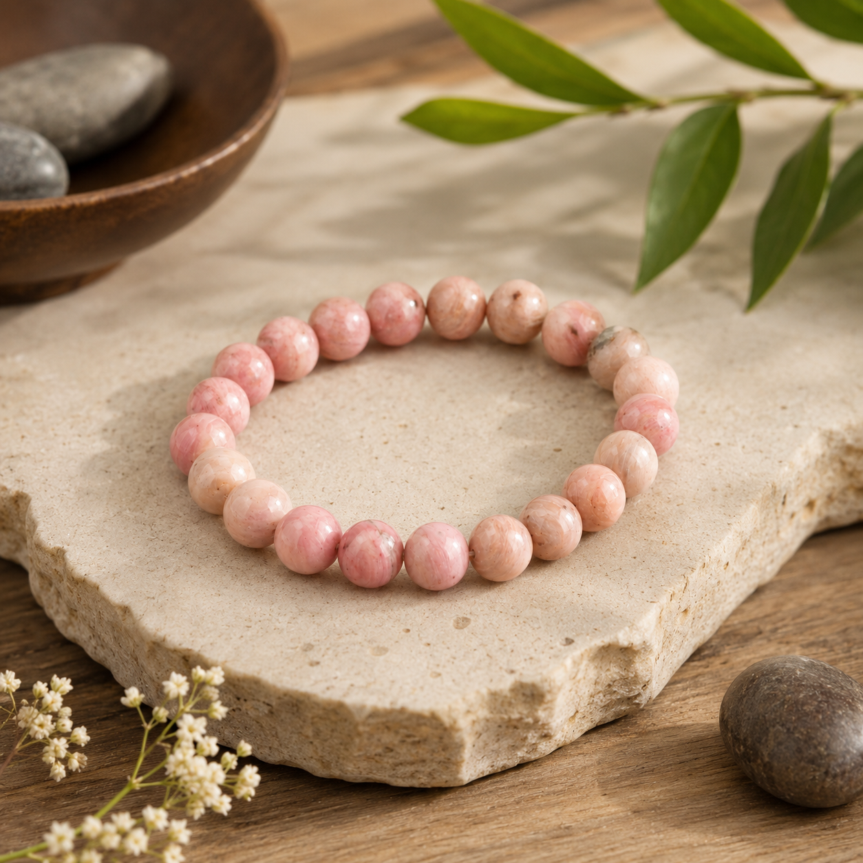 Rhodonite Crystal Bracelet 3