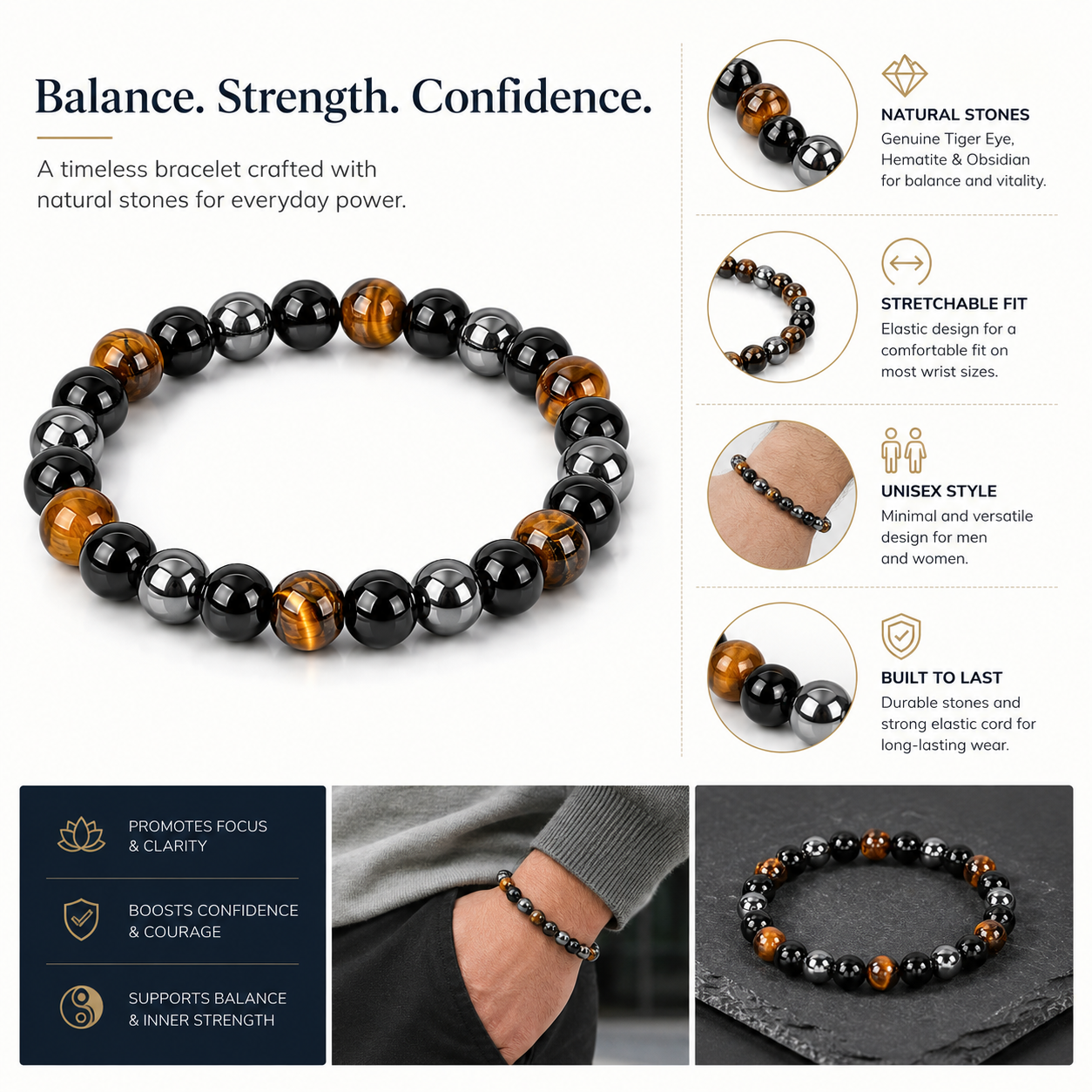 Triple Protection Crystal Bracelet 4