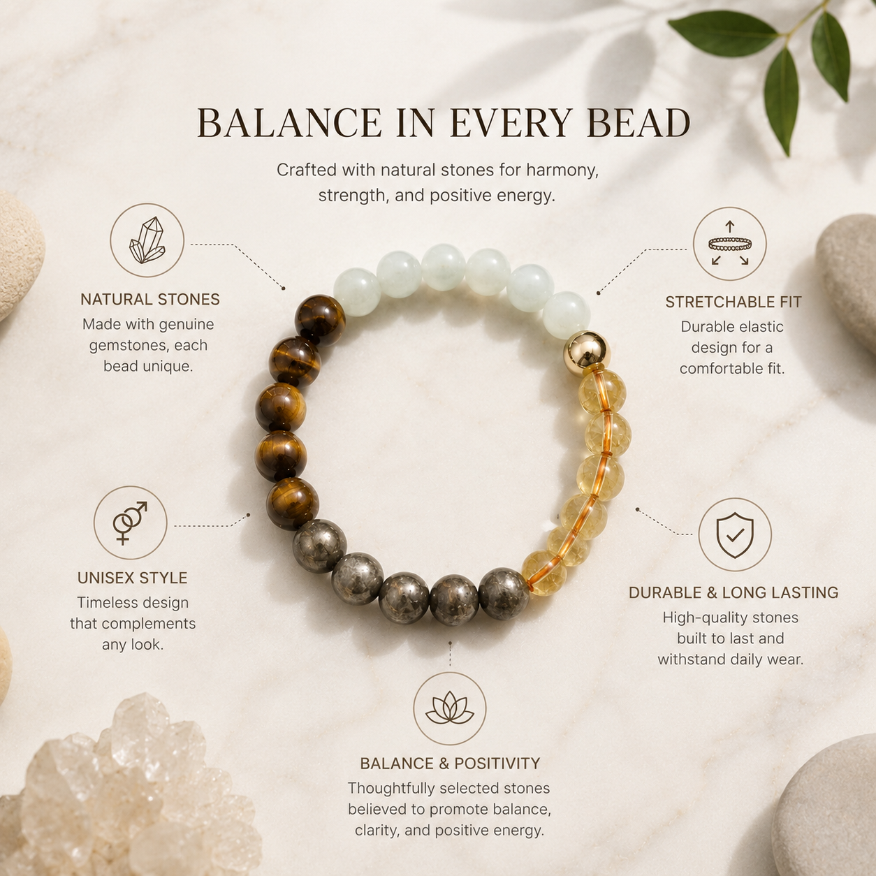 Money Magnet Crystal Bracelet 3