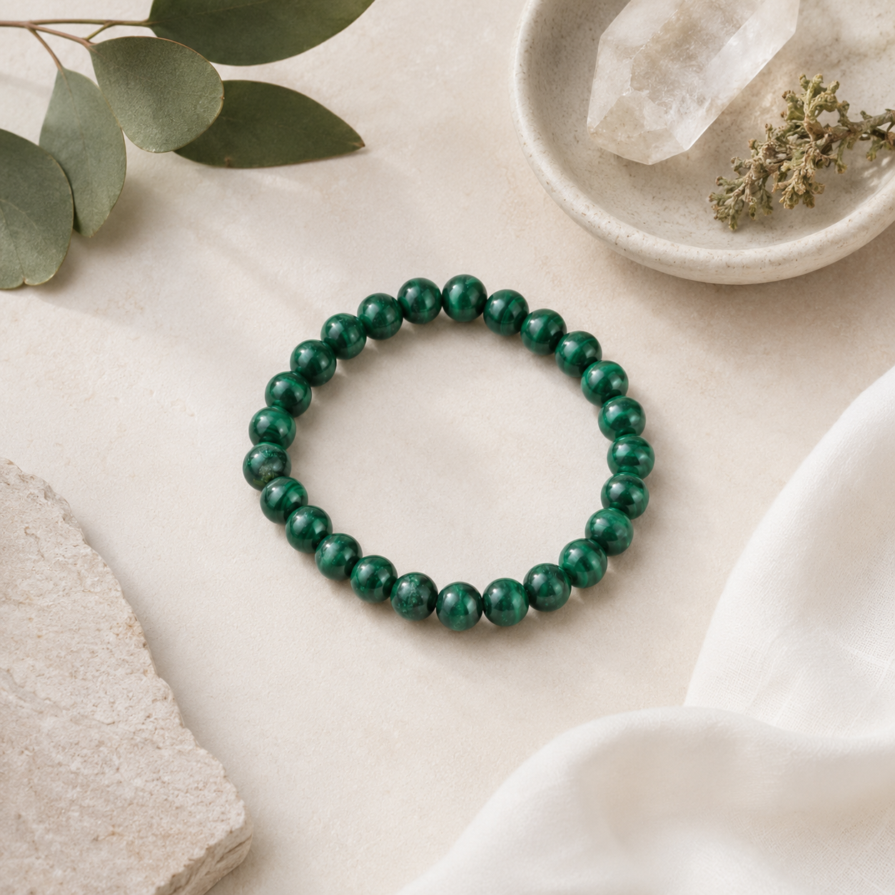 Malachite Crystal Bracelet 3