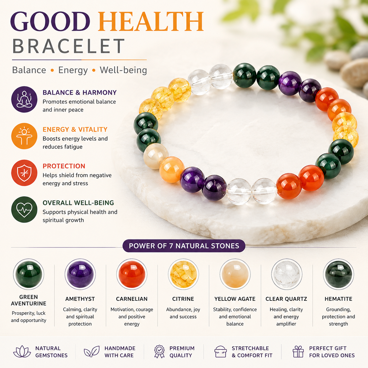 Good Health Crystal Bracelet 2
