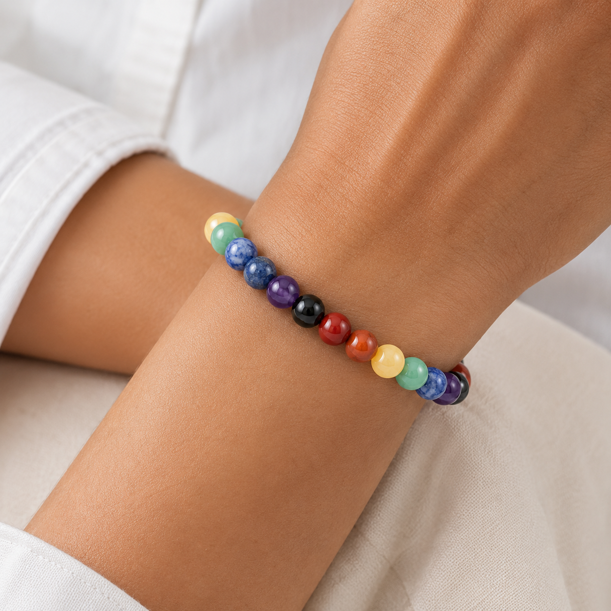 Seven Chakra Crystal Bracelet 4
