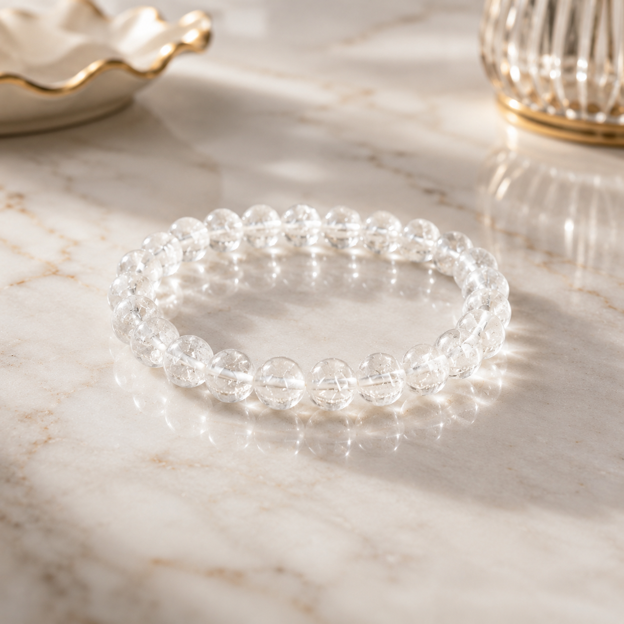 Clear Quartz Crystal Bracelet 3