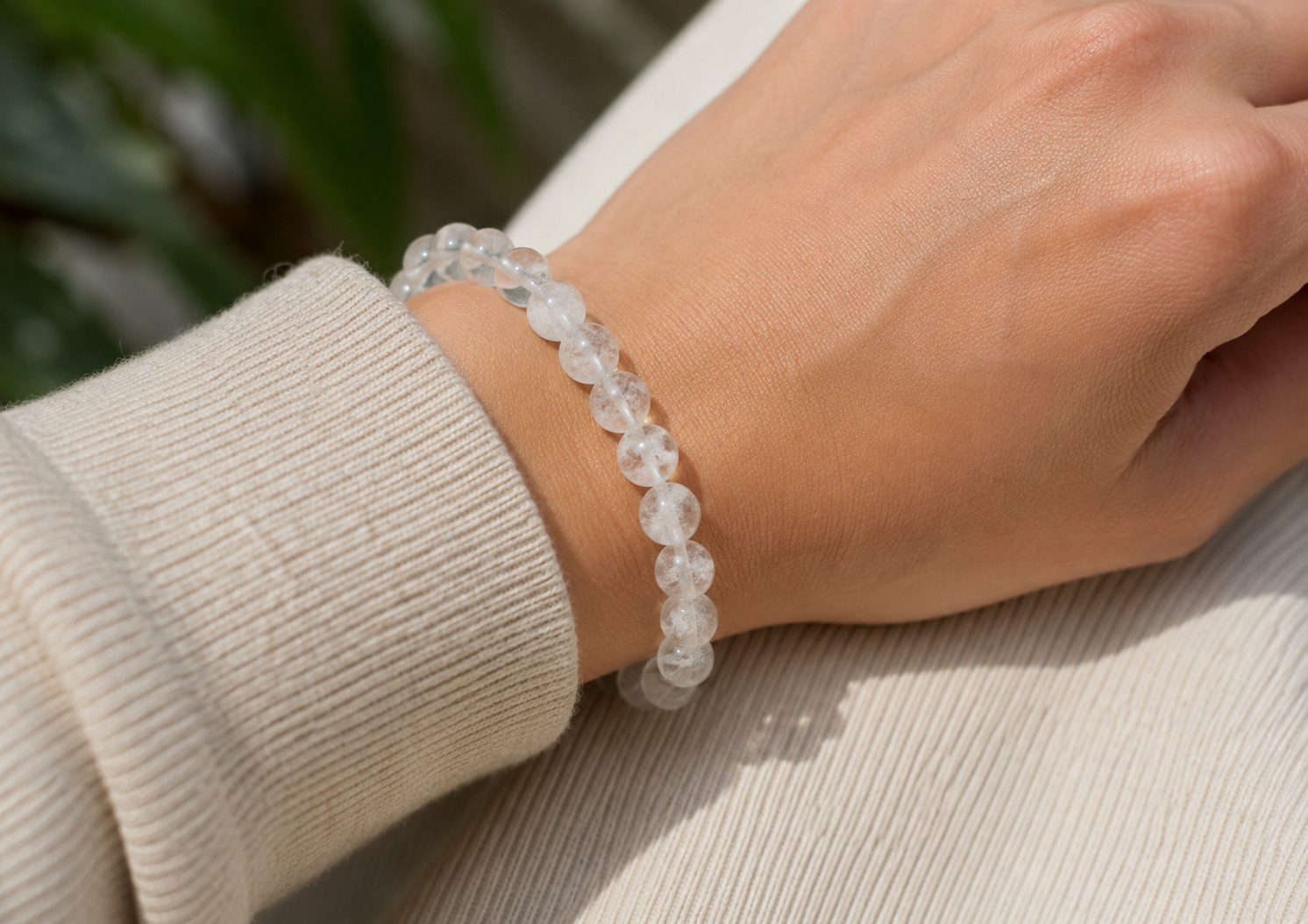 Clear Quartz Crystal Bracelet 2