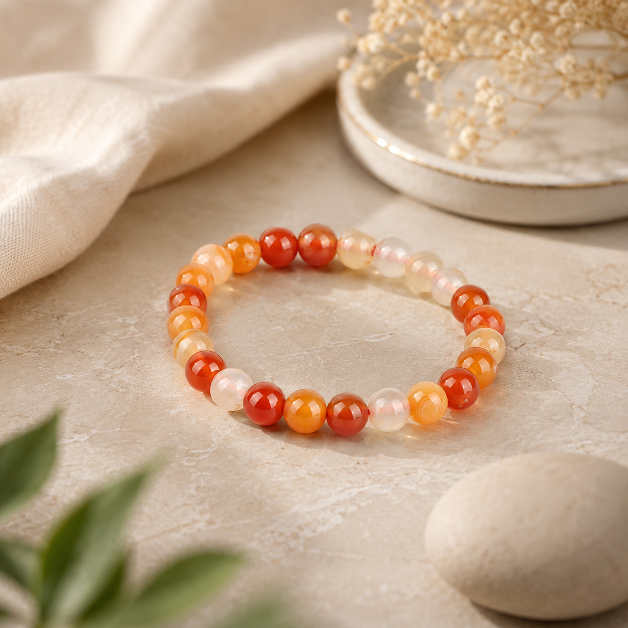 Carnelian Crystal Bracelet 3