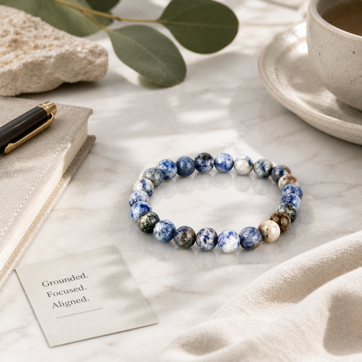 Sodalite Crystal Bracelet 3