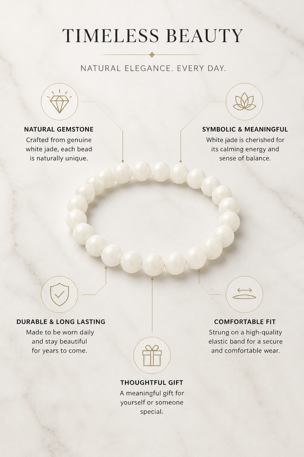 Moonstone Crystal Bracelet 2