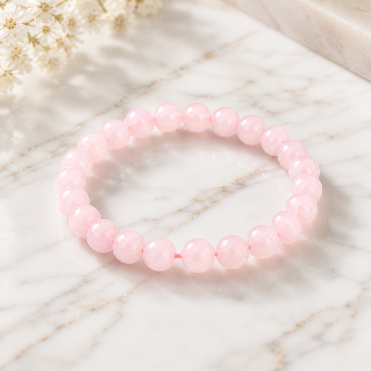 Rose Quartz Crystal Bracelet 4