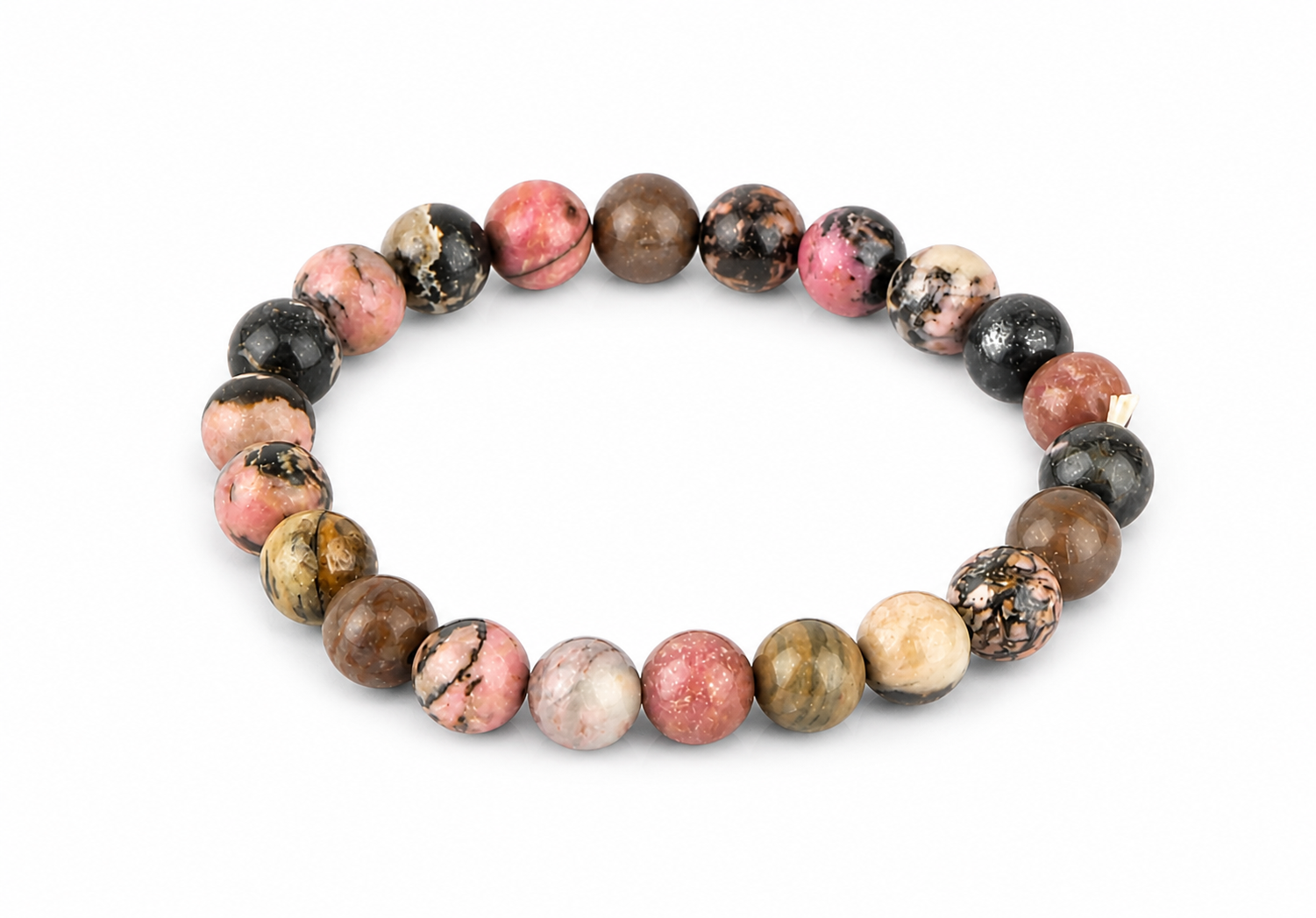Rhodochrosite Crystal Bracelet