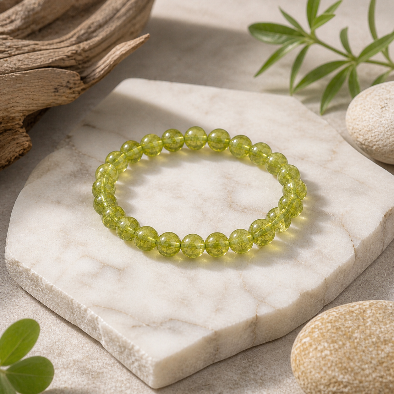 Peridot Crystal Bracelet 3