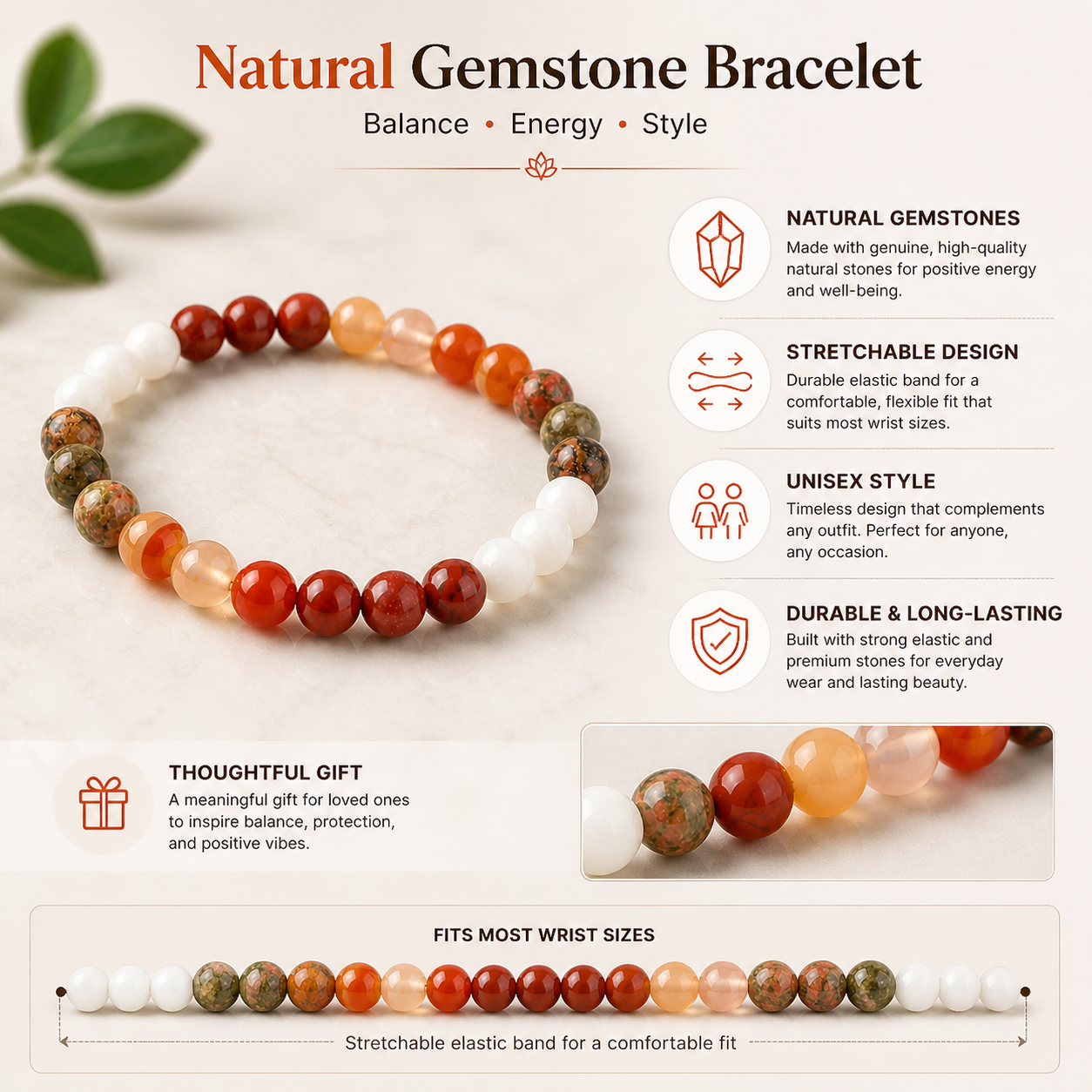 PCOD Healing Crystal Bracelet 2