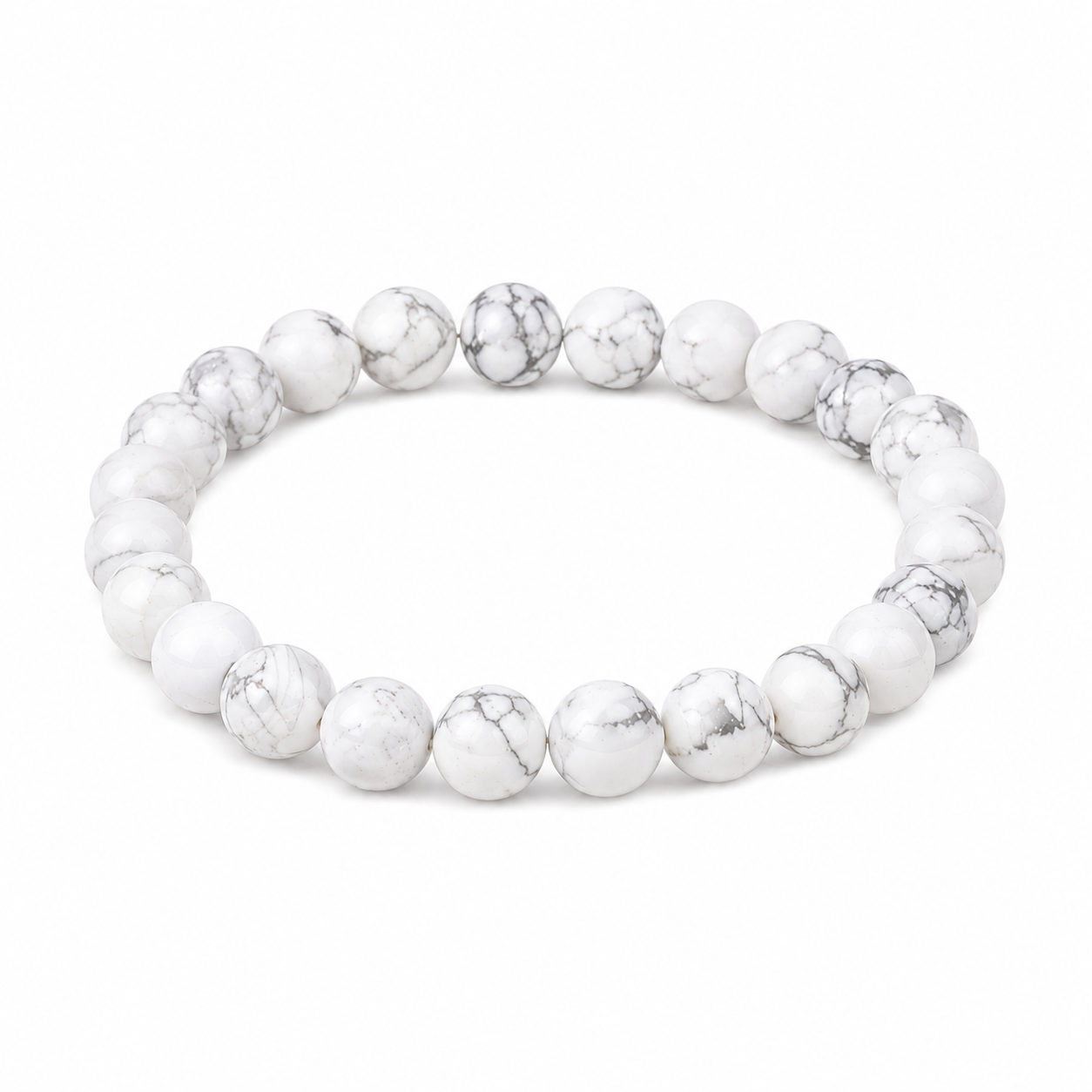 Howlite Crystal Bracelet