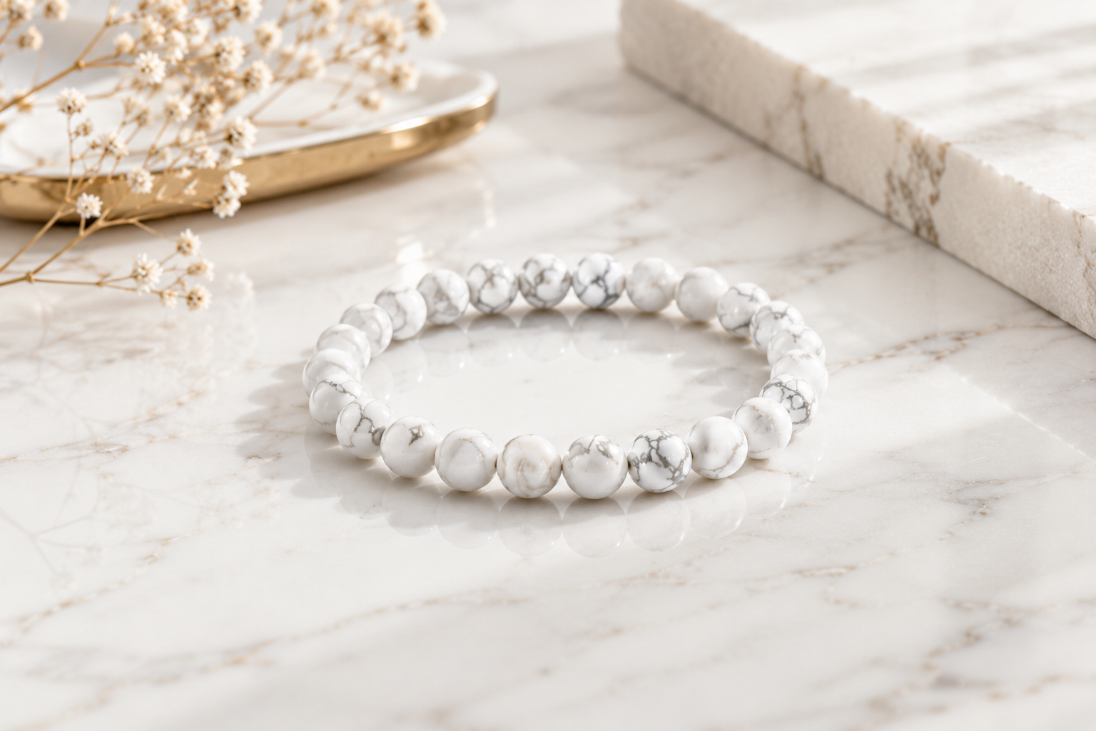 Howlite Crystal Bracelet 3