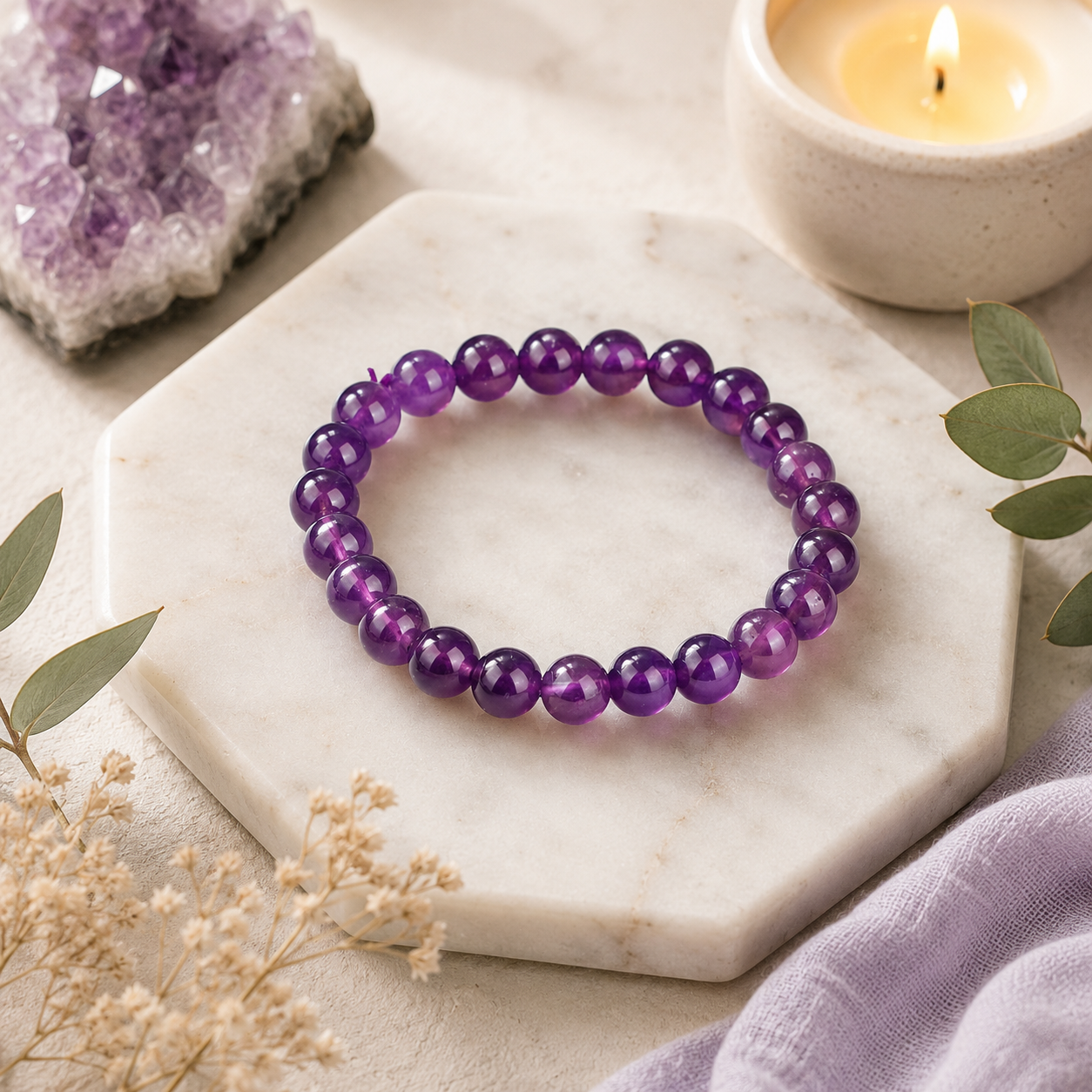 Amethyst Crystal Bracelets 4