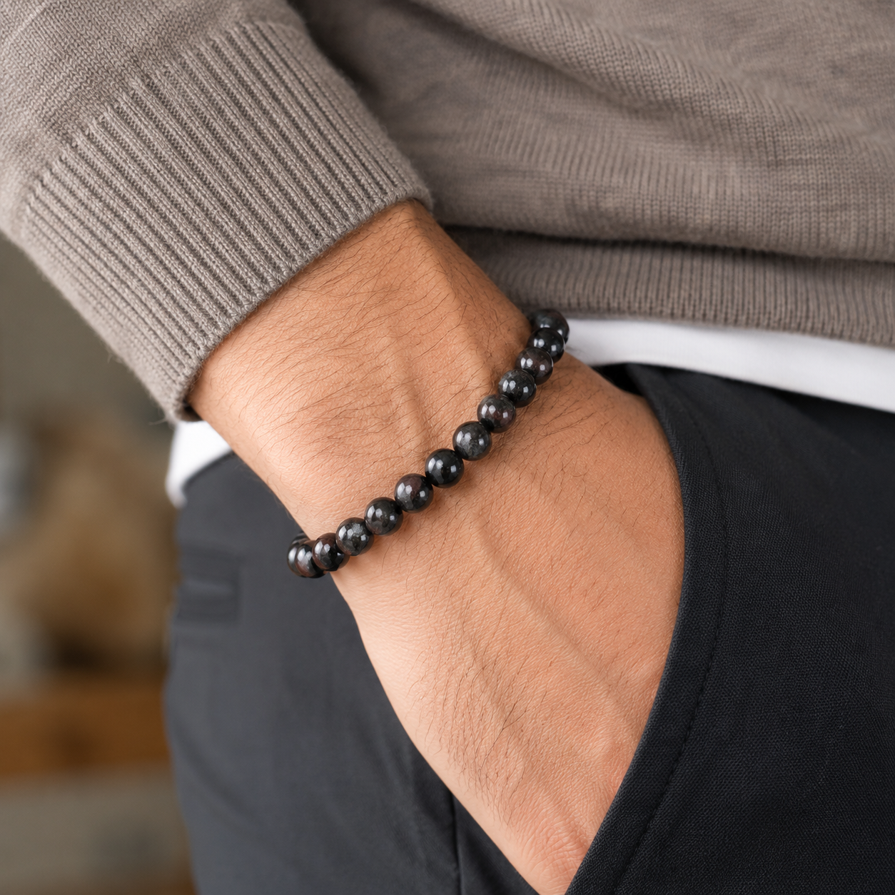 Garnet Crystal Bracelet 2