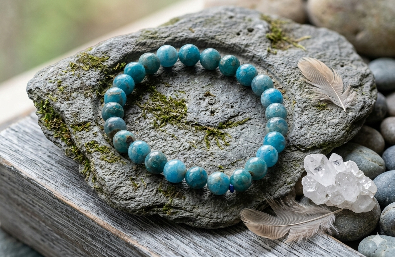 Blue Apatite Crystal Bracelets 3
