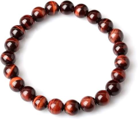 Red Tiger Eye Crystal Bracelet